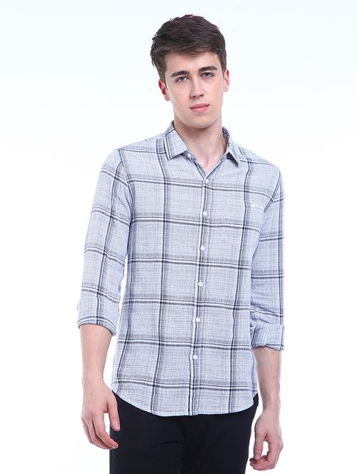 mens checks casual shirt - 19982868 - Very Small Image - 1