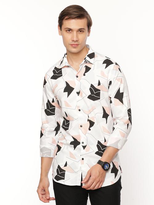 mens abstract casual shirt - 19982878 - Very Small Image - 1