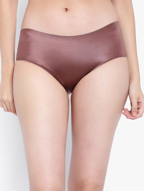 brown nylon hipster panty - 19983013 - Very Small Image - 1