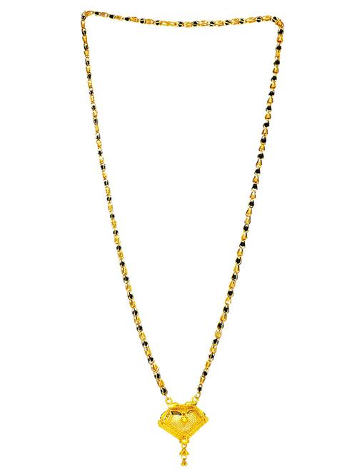 gold plated mangalsutra - 19983645 - Very Small Image - 1