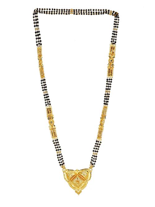 goldblack metal mangalsutra - 19983670 - Very Small Image - 1