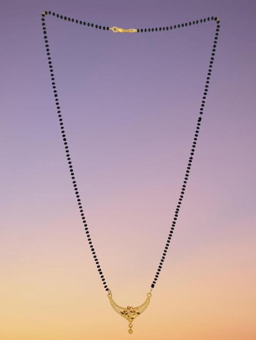 goldblack metal mangalsutra - 19983693 - Very Small Image - 1