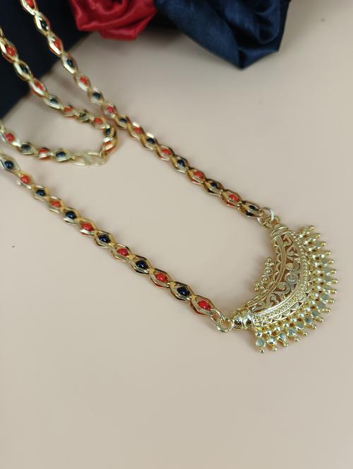 gold metal mangalsutra - 19983817 - Very Small Image - 1