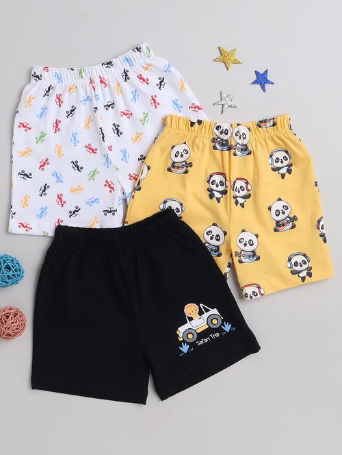 kids pack of 3 regular shorts - 19984497 - Very Small Image - 1