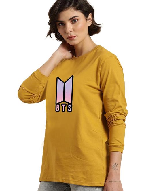 yellow cotton regular t-shirt - 19985252 - Very Small Image - 1