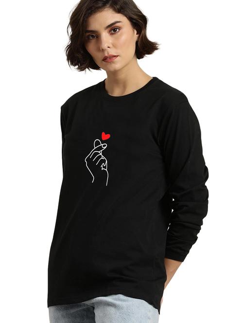 black cotton regular tshirt - 19985657 - Very Small Image - 1
