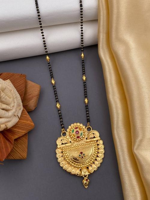 golden metal mangalsutra - 19985985 - Very Small Image - 1
