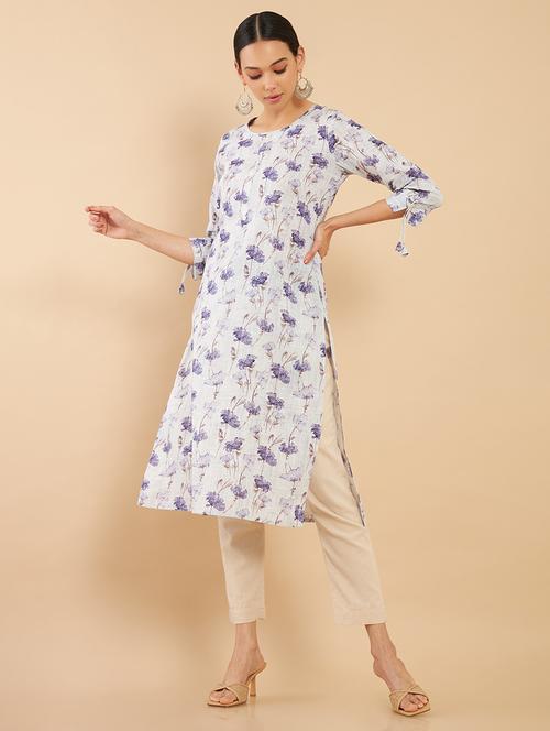 women's straight kurta - 19987333 - Very Small Image - 1