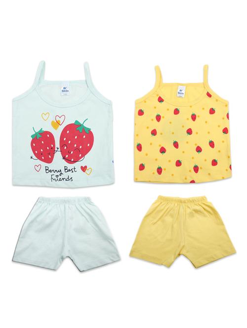 printed cotton shorts set - 19987886 - Very Small Image - 1