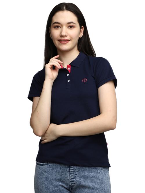 women's plain polo neck t-shirt - 19987961 - Very Small Image - 1