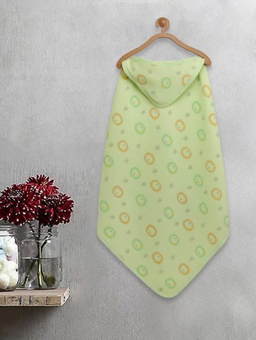 green cotton bath towel - 19989711 - Very Small Image - 1