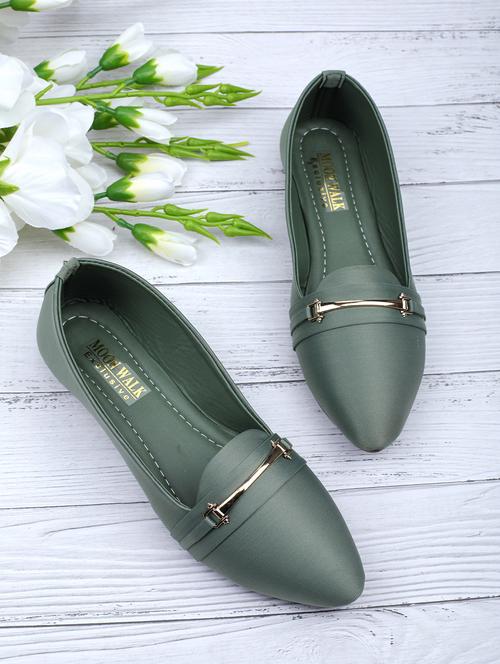 grey synthetic slip on ballerina - 19990790 - Very Small Image - 1