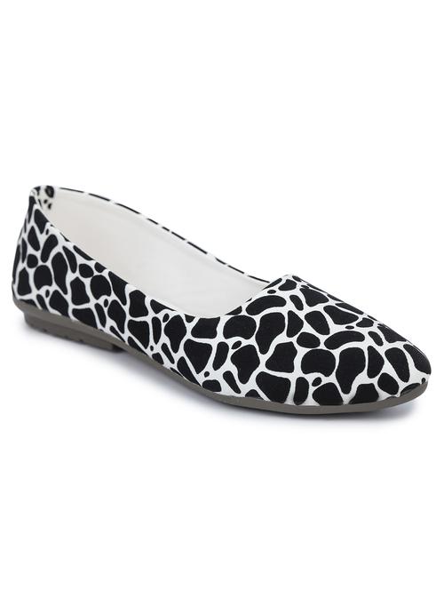 black synthetic slip on ballerina - 19990792 - Very Small Image - 1