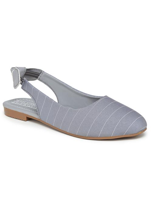grey synthetic slip on ballerina - 19990839 - Very Small Image - 1