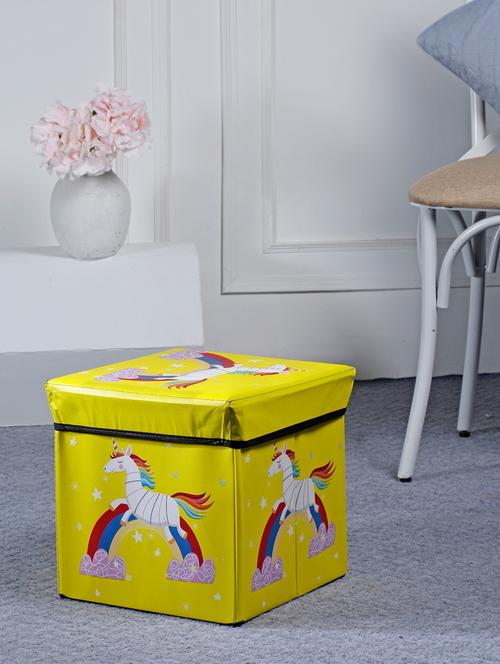 fabinaliv kids multicolor cartoon print multipurpose foldable organiser with lid - 19991977 - Very Small Image - 1