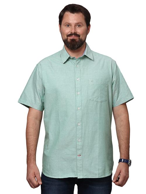 mens solid casual shirt - 19992090 - Very Small Image - 1