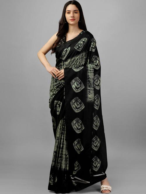 black mysore silk saree - 19992134 - Very Small Image - 1