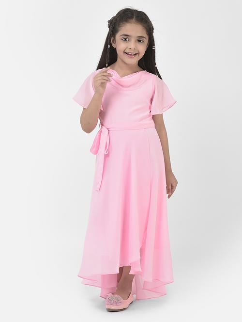 girls cowl neck flared sleeve dress - 19992254 - Very Small Image - 1
