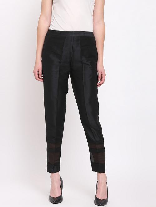 solid mid rise flat front trouser - 19994349 - Very Small Image - 1