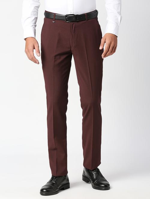 men mid rise flat front formal trouser - 19995911 - Very Small Image - 1