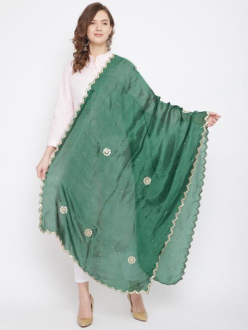 mirror embroidered dupatta - 19997019 - Very Small Image - 1