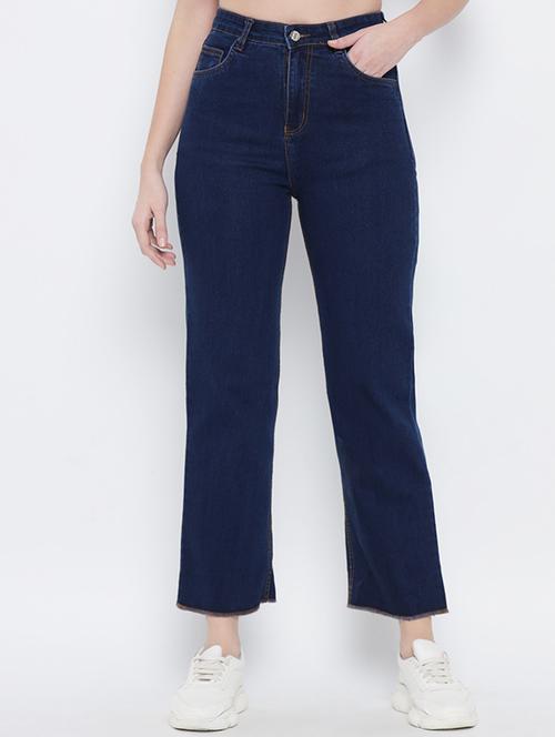 women high rise denim jeans - 19997103 - Very Small Image - 1