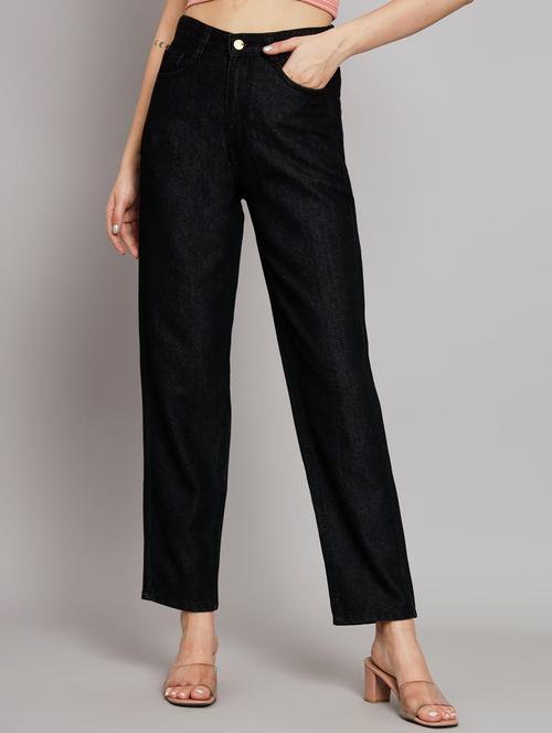 women high rise denim jeans - 19997115 - Very Small Image - 1
