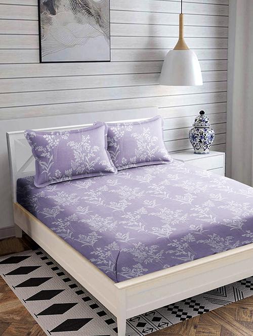 double queen bedsheet with 2 pillow covers - 19997195 - Very Small Image - 1