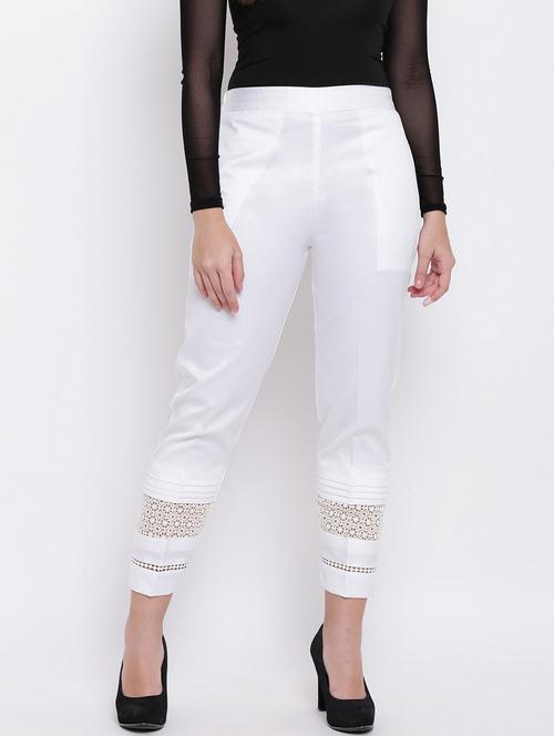 solid mid rise flat front trouser - 19997232 - Very Small Image - 1