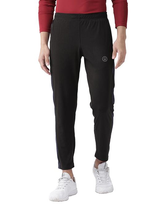 black side taped ankle length track pant - 19999756 - Very Small Image - 1
