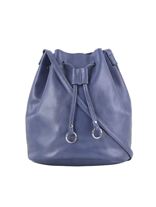 blue leatherette (pu) sling bag - 20004572 - Very Small Image - 1