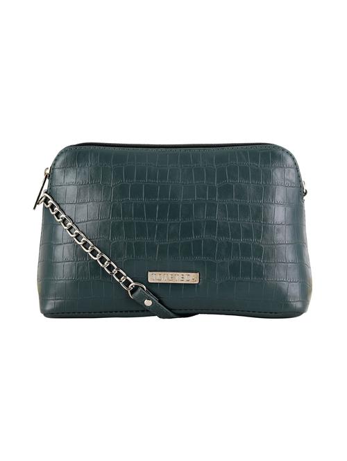 green leatherette (pu) sling bag - 20004656 - Very Small Image - 1