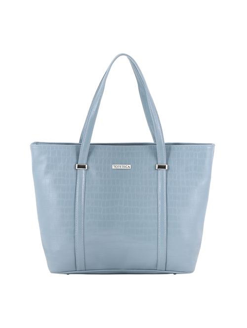 blue leatherette (pu) regular tote - 20004731 - Very Small Image - 1