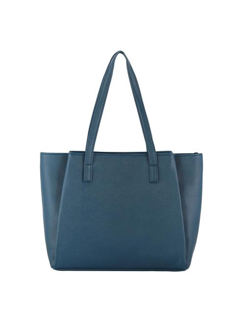 blue leatherette (pu) handbag - 20004736 - Very Small Image - 1