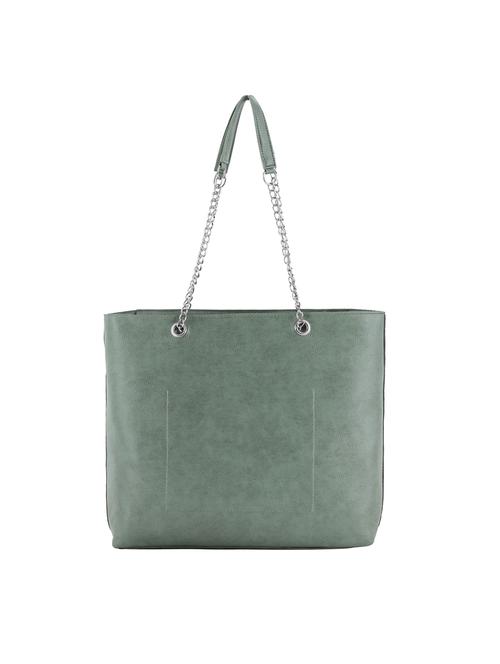 green leatherette (pu) regular tote - 20004750 - Very Small Image - 1