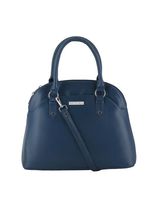 blue leatherette (pu) handbag - 20004772 - Very Small Image - 1