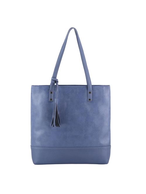blue leatherette (pu) regular tote - 20004802 - Very Small Image - 1