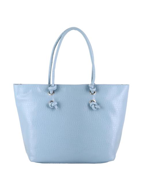 blue leatherette (pu) handbag - 20004878 - Very Small Image - 1