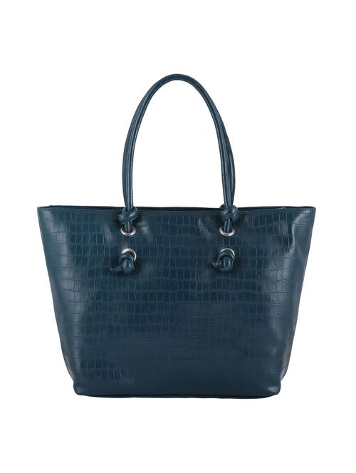 blue leatherette (pu) handbag - 20004879 - Very Small Image - 1