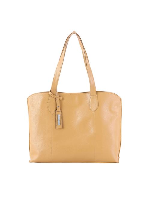 yellow leatherette (pu) regular handbag - 20004910 - Very Small Image - 1