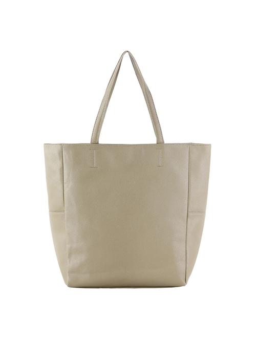 cream leatherette (pu) regular handbag - 20004911 - Very Small Image - 1