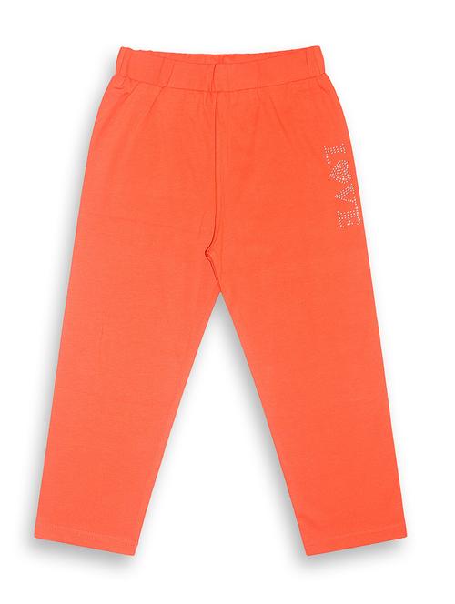 orange solid three fourth shorts - 20005559 - Very Small Image - 1