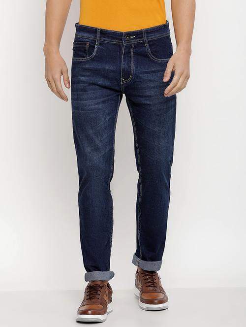 mens slim fit plain jeans - 20007827 - Very Small Image - 1