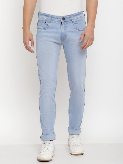 mens slim fit plain jeans - 20007829 - Very Small Image - 1