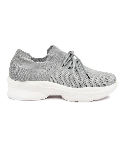 grey fabric laceup sneakers - 20008628 - Very Small Image - 1