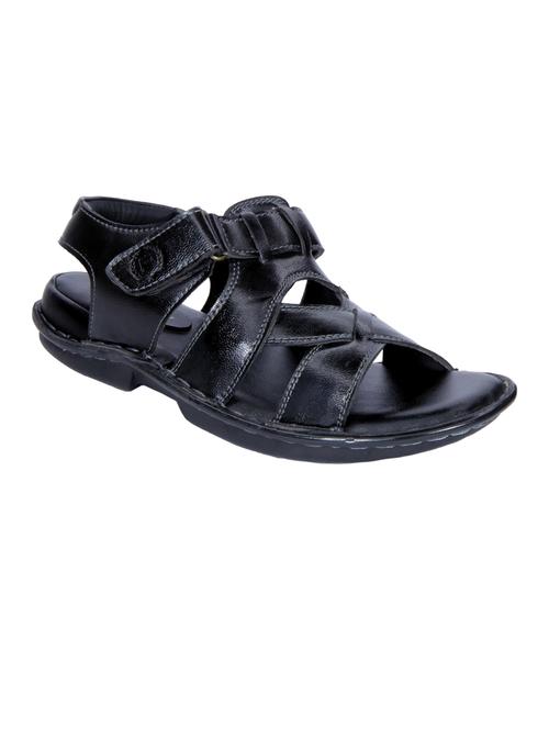 black synthetic slip on sandals - 20008645 - Very Small Image - 1
