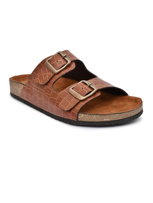 tan suede slip on sandals - 20008768 - Very Small Image - 1