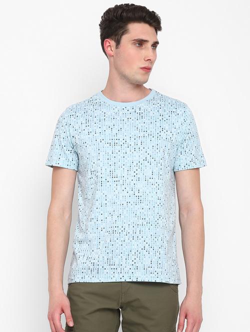 round neck printed regular t-shirt - 20010248 - Very Small Image - 1