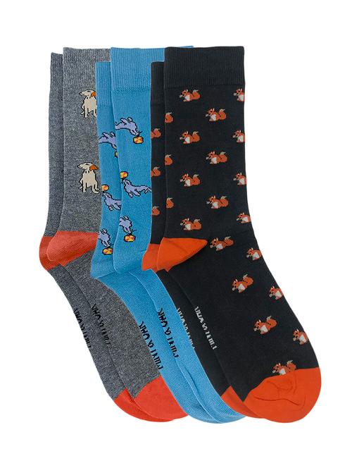pack of 3 above ankle length socks - 20011974 - Very Small Image - 1