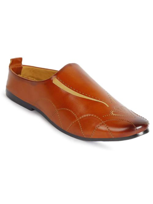 tan patent leather slip on loafers - 20012206 - Very Small Image - 1